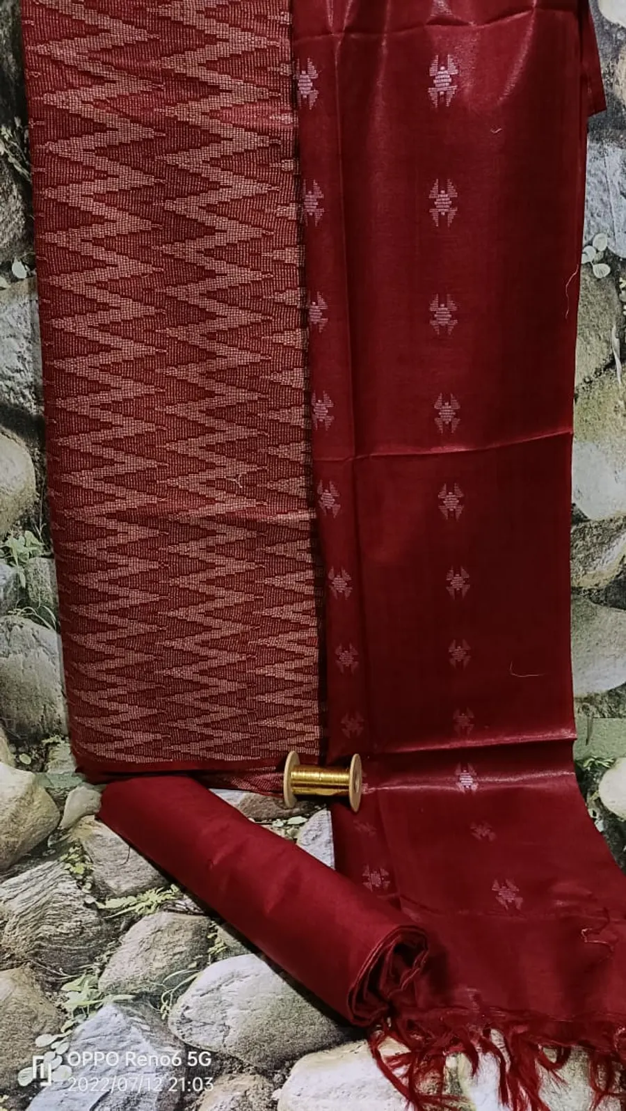 Exquisite Katan Silk Suit Piece – Timeless Elegance in Pure Silk Weave